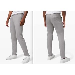 Lululemon Commission Pant Slim Oxford 32" Mens Gull Grey size 34